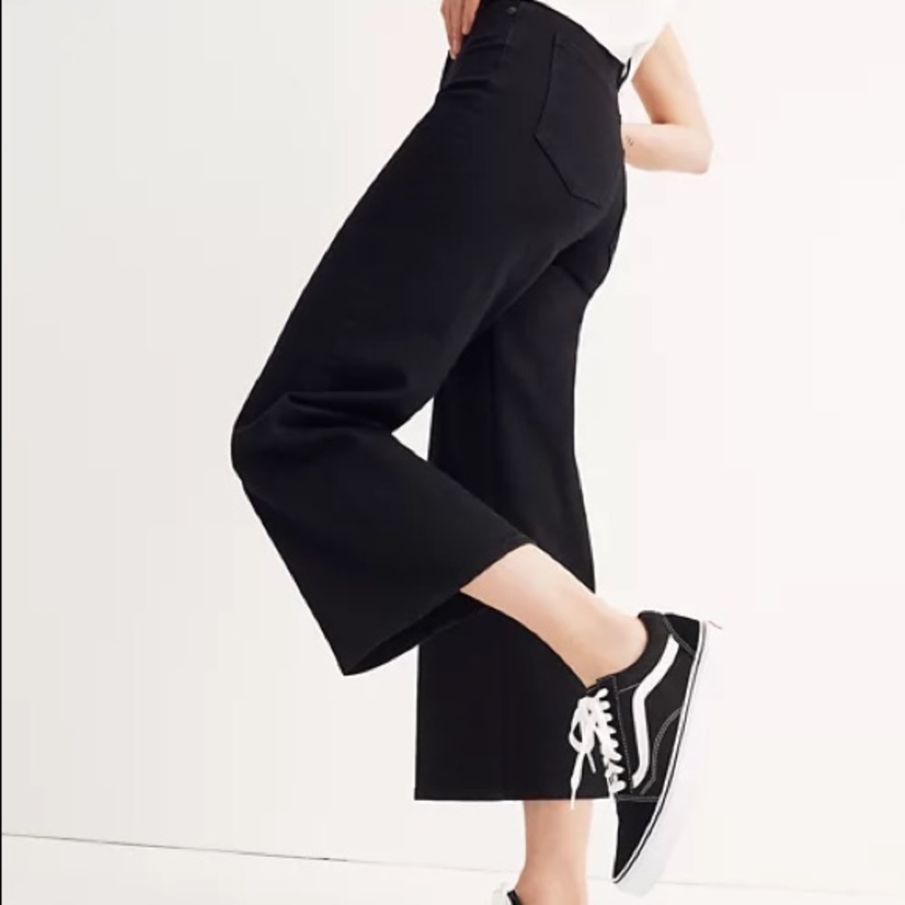 Madewell Slim Wide Leg Crop Jeans